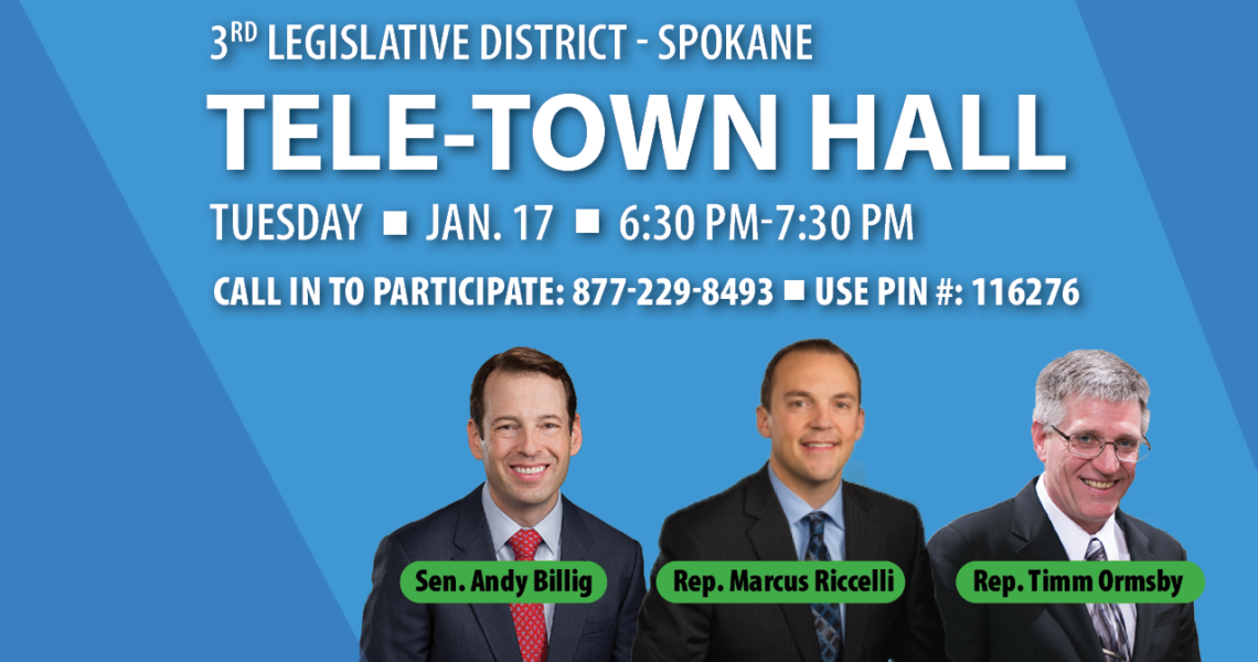 Sen. Billig, Reps. Ormsby and Riccelli to hold telephone town hall