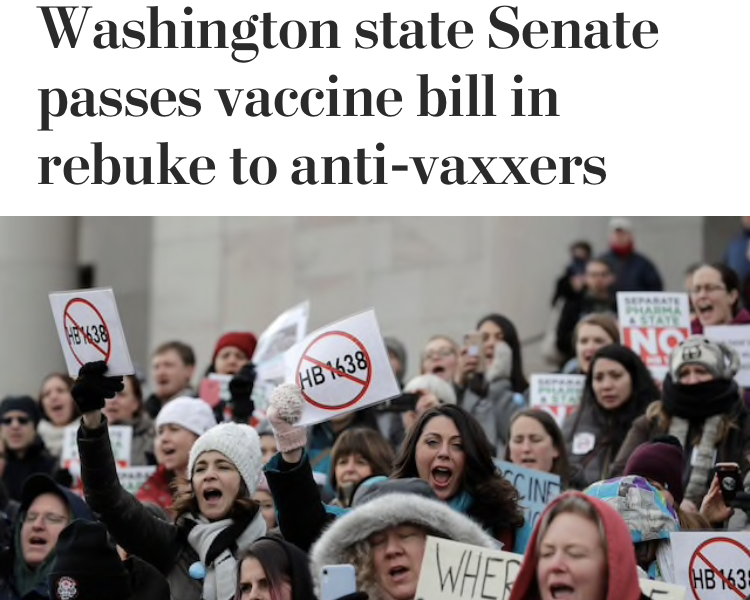 Washington state Senate passes vaccine bill
