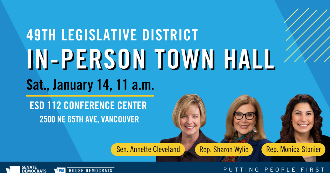 Cleveland, Wylie, Stonier to host in-person town hall
