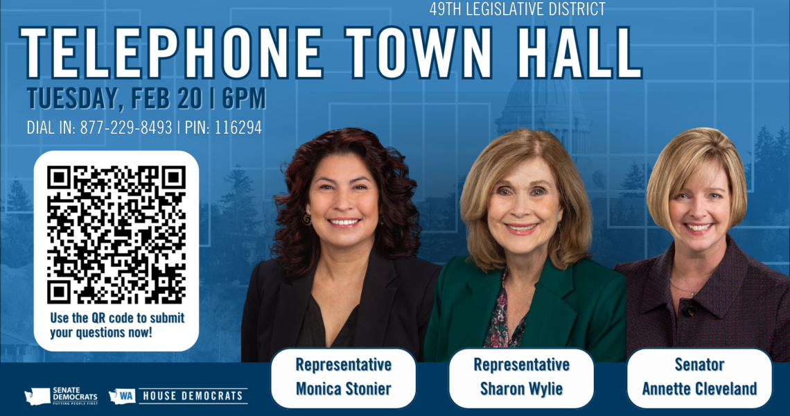 Please join us for our mid-session Tele-Town Hall