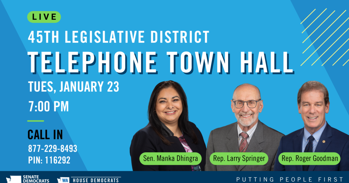 Join us for a telephone town hall