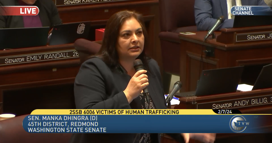 Dhingra bill to improve support for survivors of child trafficking clears Senate