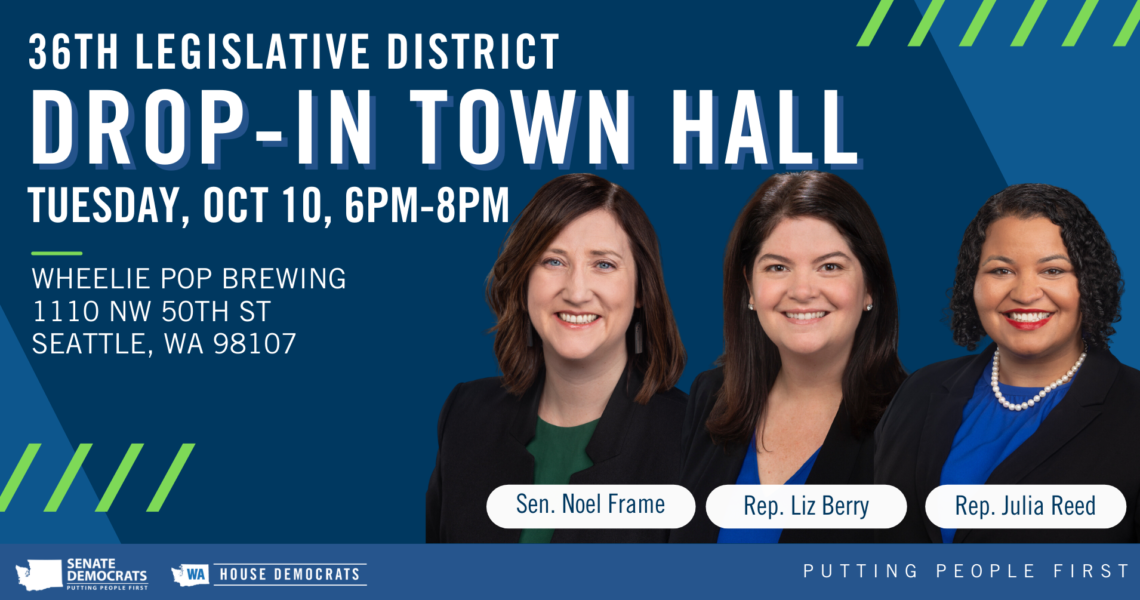 Join us! Drop-in town hall Tuesday October 10