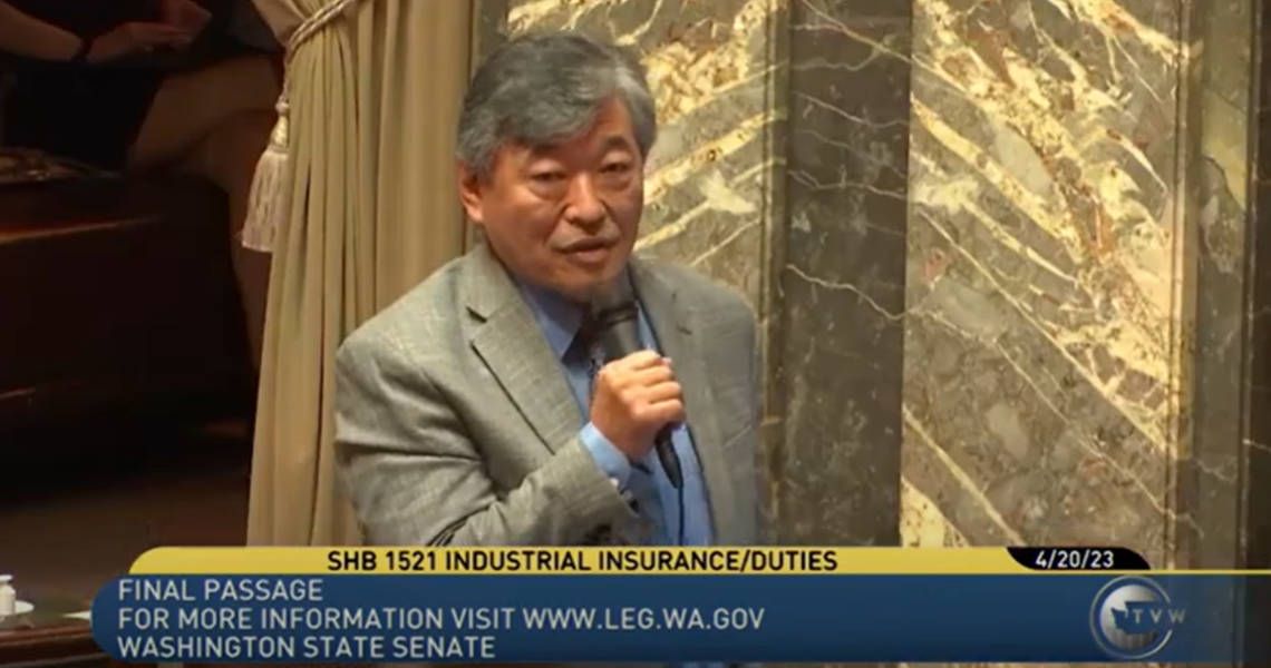 Sen. Hasegawa floor speech on HB 1521
