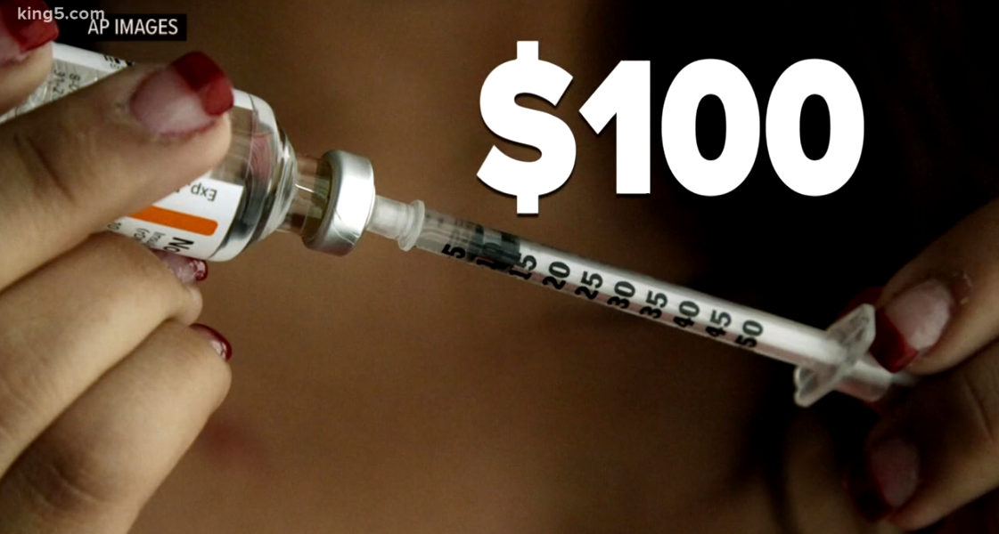 KING5: New Washington law caps insulin costs at $100 per month
