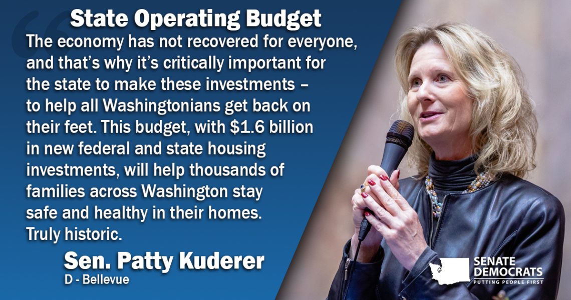 A historic budget for housing in Washington state