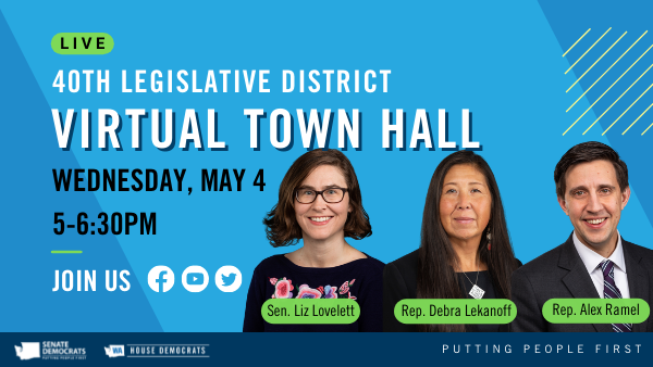 YOU’RE INVITED! 40th District Virtual Town Hall