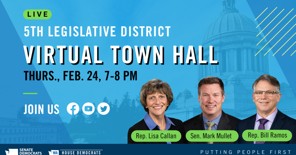 Tune in Thursday to our virtual town hall meeting