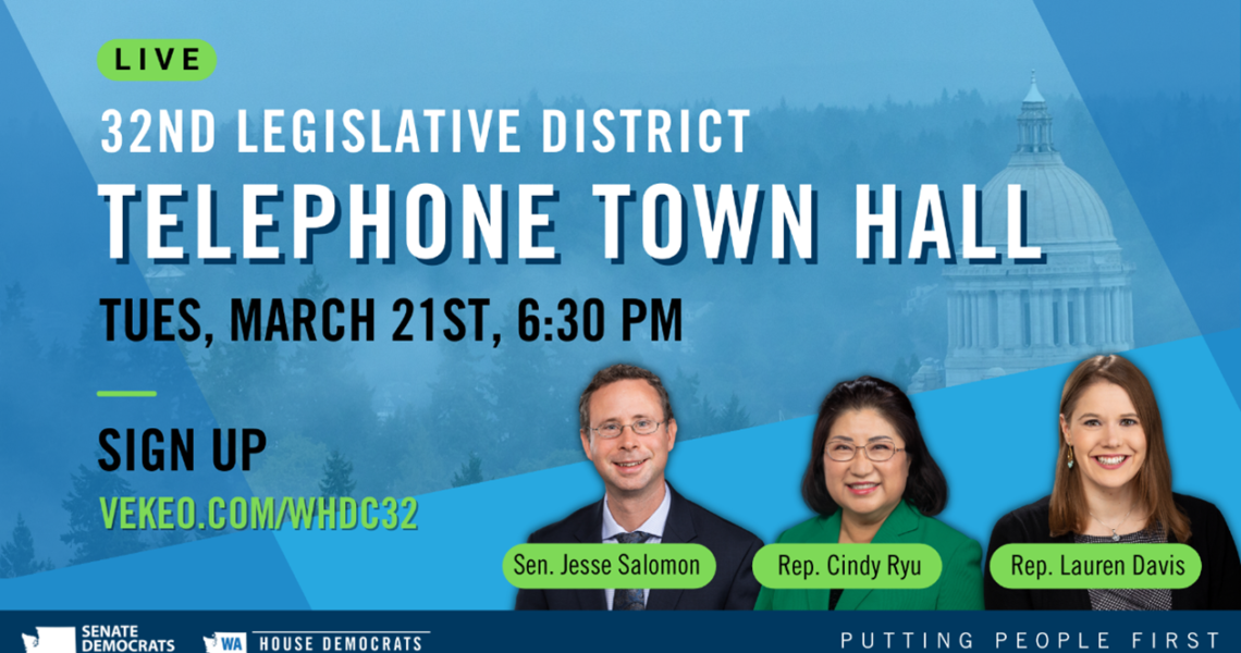 JOIN US: 32nd District Telephone Town Hall