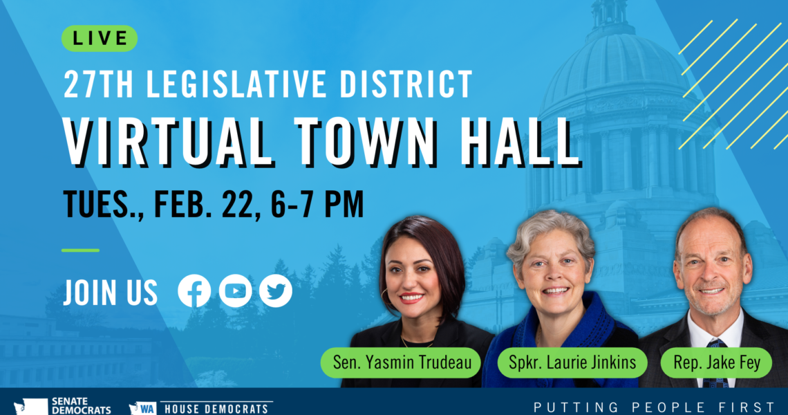 Let's check in - Virtual Town Hall on Feb. 22 at 6pm!