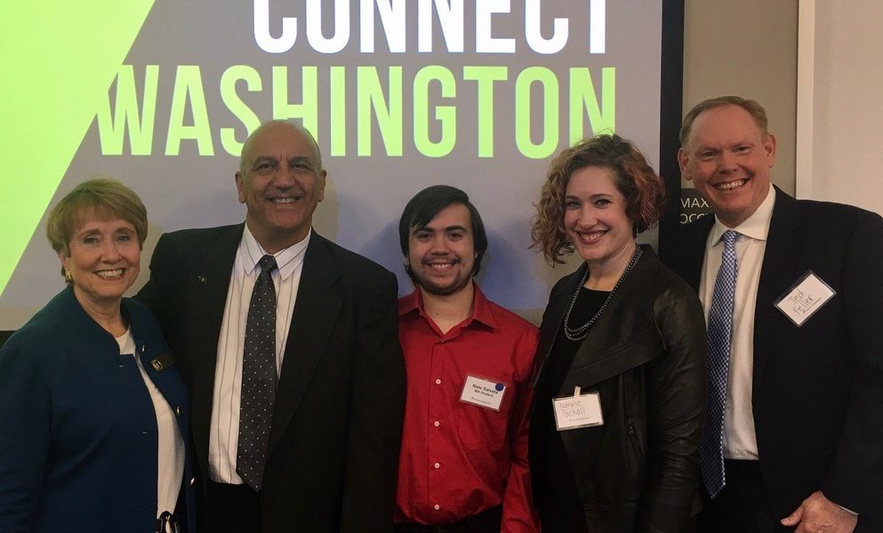 Wellman speaks in support of Career Connect Washington