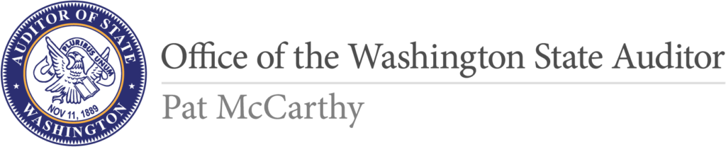 Logo of the Office of the Washington State Auditor, Pat McCarthy
