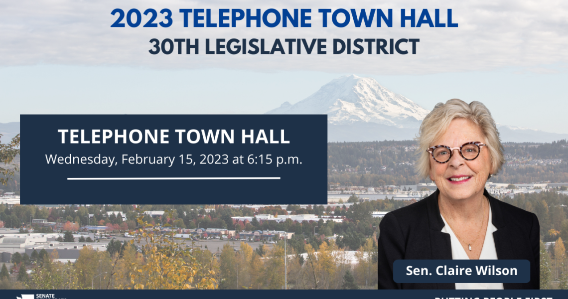 Wilson to host telephone town hall 