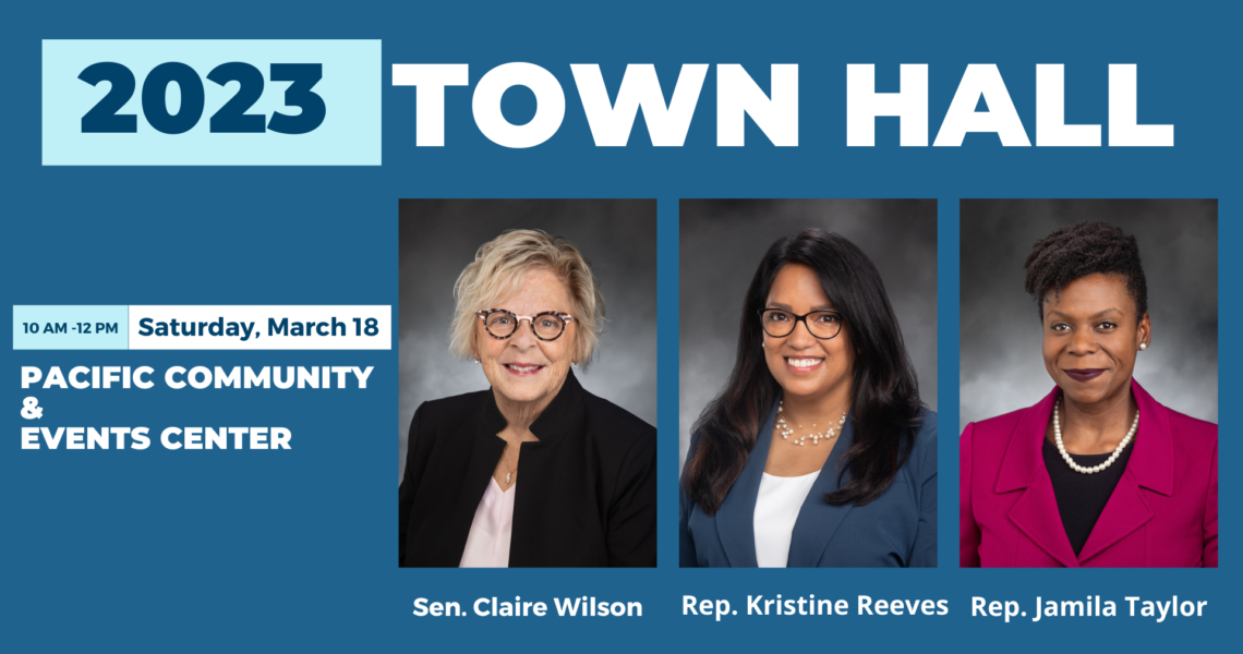 Wilson, Reeves, Taylor to host in-person town hall