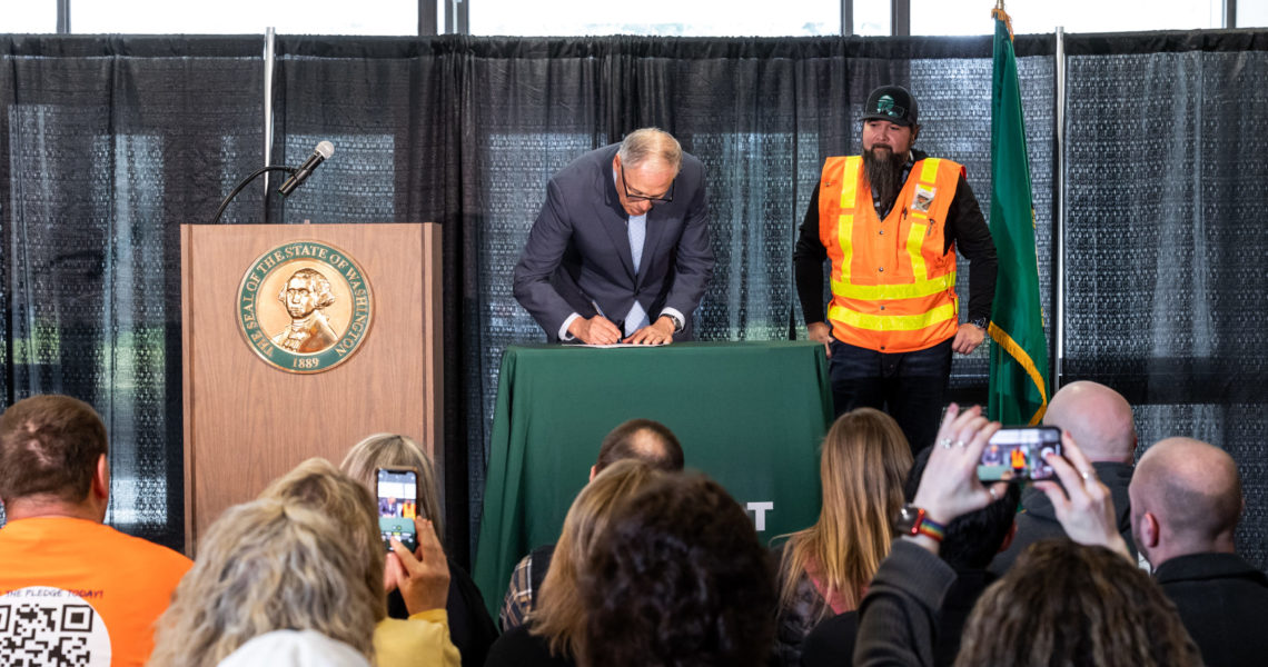 Legislation to protect workers on state highways signed into law